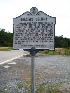 The historical marker in 2009.